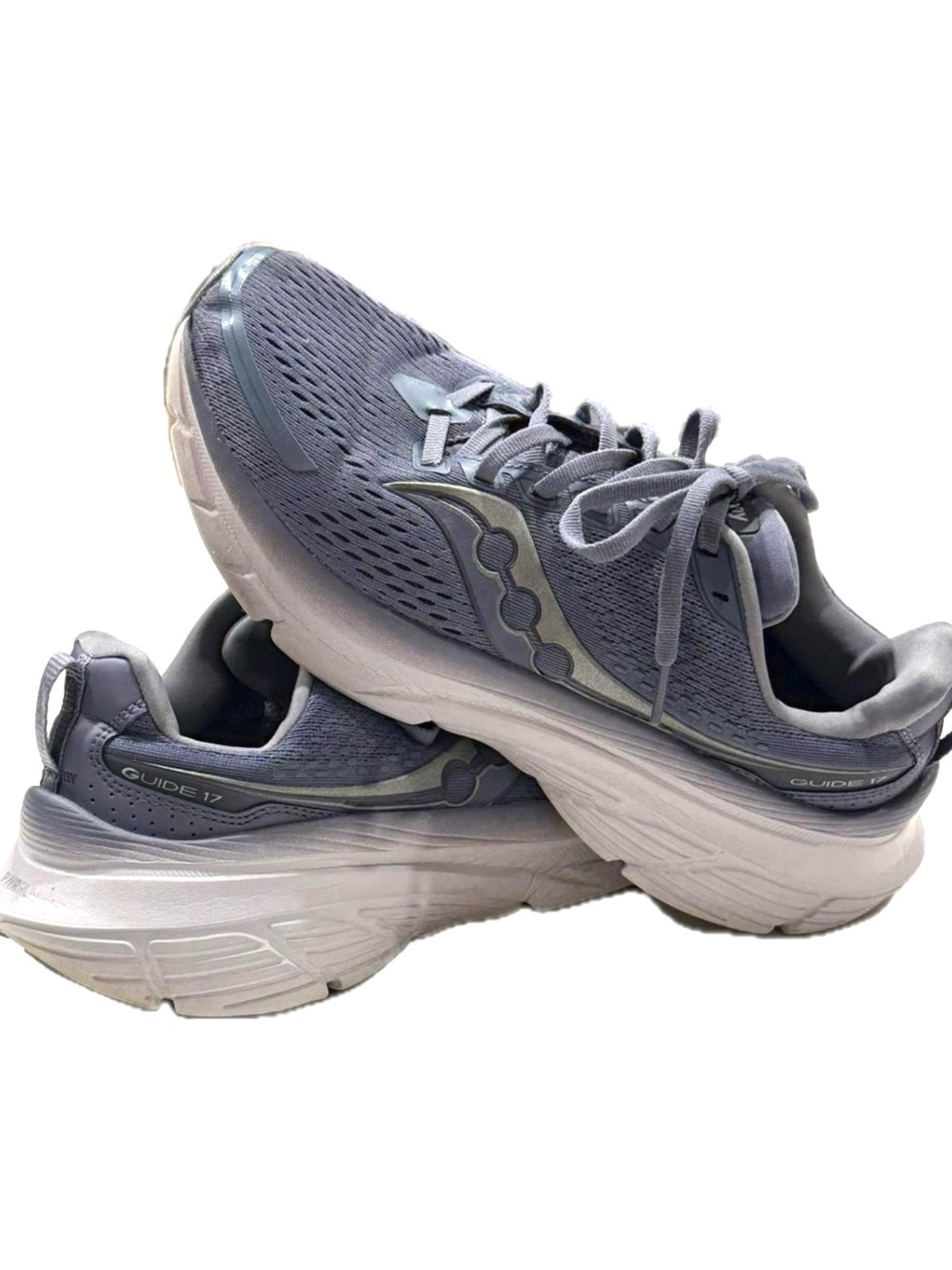 Saucony Guide 17 Women's Size 9.5 Light Blue Low Top Lace-Up Running Sneakers